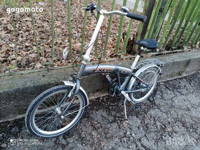 КАТО НОВО двойно сгъваемо алуминиево колело CYCO®,MADE IN GERMANY,сгъваем велосипед,пони, балканче, снимка 2 - Велосипеди - 37621227