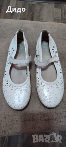 Елегантни детски балеринки в бяло Dr.Visser, снимка 2 - Детски обувки - 47361052