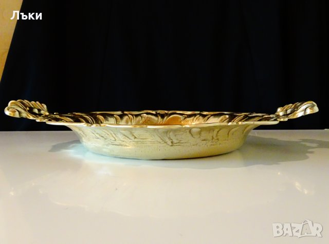 Бронзова фруктиера,плато 1 кг.,барок., снимка 6 - Антикварни и старинни предмети - 29991276