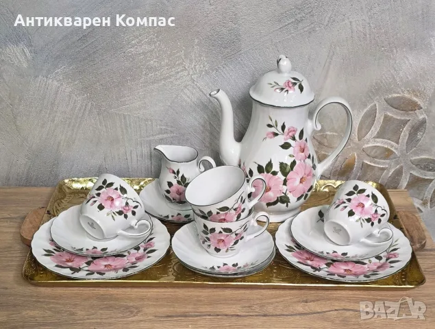 Винтидж Баварски Порцелан Winterling Kirchenlamitz "Wildrose" (10 части)