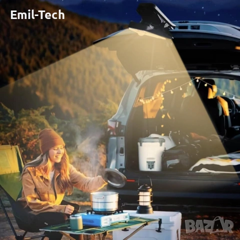 2бр. Соларни LED лампи с датчик за движение 1500mAh | Без кабели | 3 режима, снимка 3 - Соларни лампи - 54081684