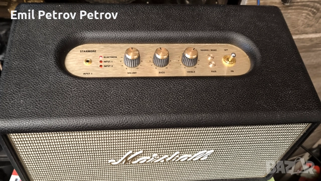 Marshall Stanmore 1 без opt. Bluetooth Тонколона висок клас, снимка 2 - Тонколони - 52962710