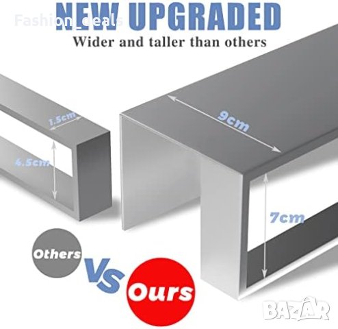 Нов Рафт за съхранение в баня кухня Органайзер от неръждаема стомана Без къртене, снимка 5 - Други стоки за дома - 42889130