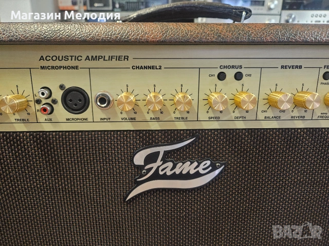 Китарно кубе Fame AC60R Acoustic Combo – Кристален звук за Вашата китара и вокал, снимка 4 - Тонколони - 53888974