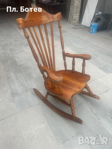 Люлеещ се стол, снимка 2 - Столове - 54176631