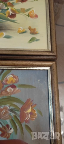 Две картини натюрморт* С дървени рамки* , снимка 5 - Декорация за дома - 51269027