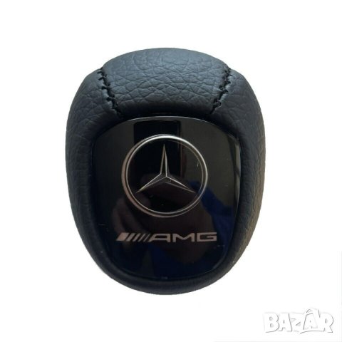 Топка за скоростен лост за Mercedes W202 W210 W220 AMG C E S класа кожена, снимка 2 - Аксесоари и консумативи - 40482653