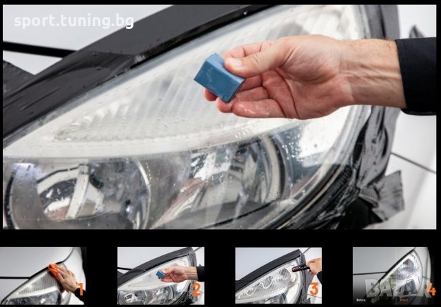 Headlight Restoration Kit -За Фарове, снимка 3 - Аксесоари и консумативи - 40629542