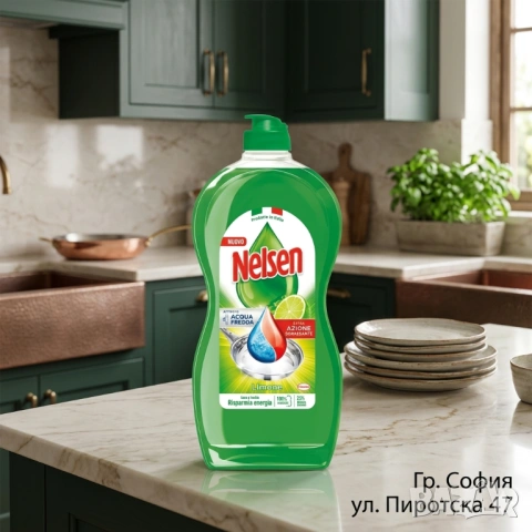 Nelsen Limone препарат за съдове Лимон 850 мл.