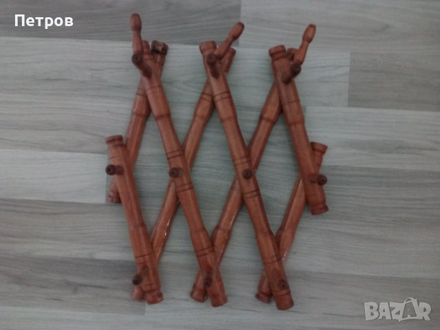 Продавам стара,ръчно изработена закачалка за стена и още нещо.., снимка 5 - Антикварни и старинни предмети - 40226152