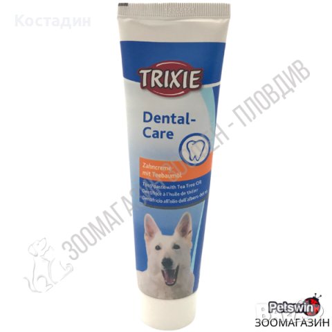 Паста за Зъби - за Куче - Dental-Care - 100гр. - Tea Tree Oil - Trixie, снимка 1 - За кучета - 30357309