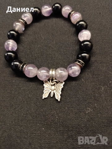 Гривна с пеперуда, снимка 2 - Гривни - 51781972