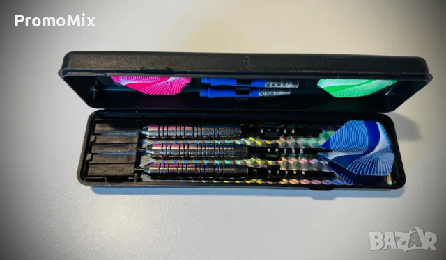 Стрели за дартс Steeldark set 222602 3 броя 22гр Стрели за електронен дартс мек връх стреличка , снимка 3 - Дартс - 48809609