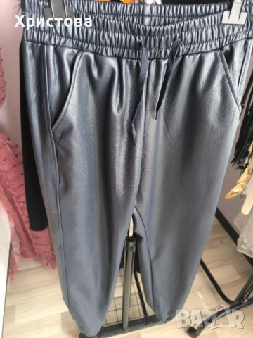 Кожен син панталон - 9 Е, снимка 2 - Панталони - 53929823