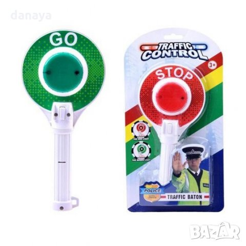 1544 Детска полицейска стоп палка светеща играчка