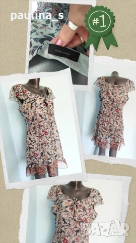 Три различни броя / Уникална прозрачна рокля от органза , снимка 12 - Туники - 40525750