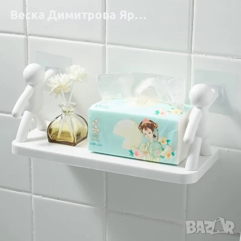 Стенна поставка с хуманоиден дизайн - Иновативно и забавно съхранение за вашата баня или кухня, снимка 7 - Други - 51001061