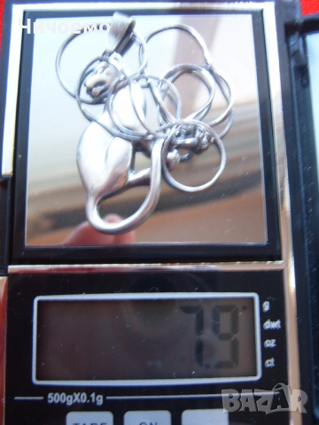 Сребро 925 колие, снимка 5 - Колиета, медальони, синджири - 53256168