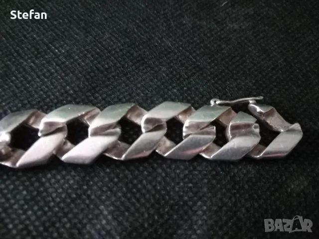 Поръчкова сребърна гривна, снимка 7 - Гривни - 49493460