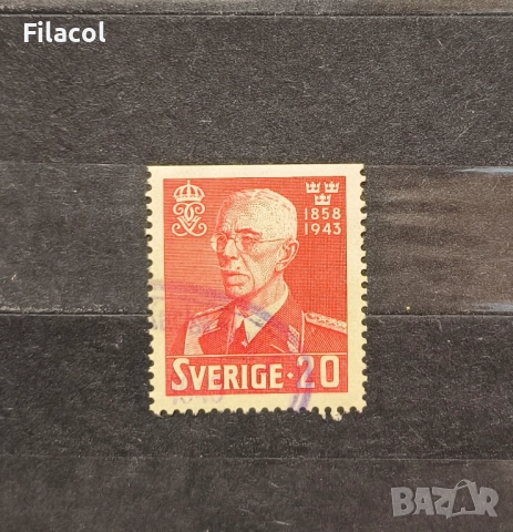 Швеция 1943 г.85 г. от рождението на крал Густав V