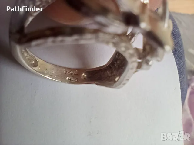 Сребърен дамски пръстен сребро 925, снимка 7 - Пръстени - 47789169