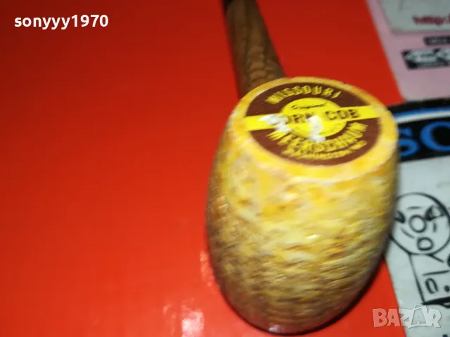 MISSOURI CORN COB-MADE IN USA-ЛУЛА ВНОС SWISS 0412241141, снимка 13 - Лули - 48220105