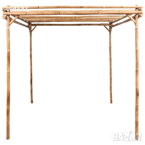 vidaXL Пергола от бамбук, 170x170x220 cм(SKU: 49296), снимка 2 - Други - 56040359
