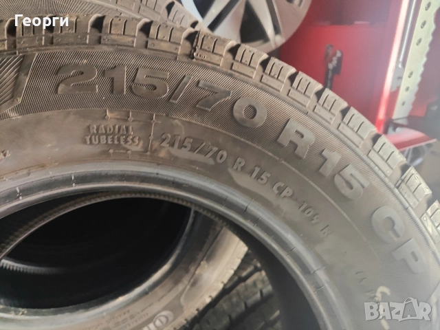 4бр.летни гуми 215/70/15C Continental, снимка 6 - Гуми и джанти - 52849963