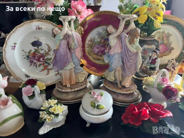 Бижутерката” прелестна  бижутерка на три крачета, немска, с великолепни 3D рози Код P2217, снимка 6 - Подаръци за жени - 54210941