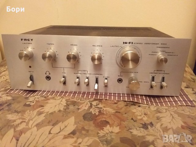 FREY HI-FI STEREO 9303 U.S.A Усилвател 2х150 вата, снимка 11 - Ресийвъри, усилватели, смесителни пултове - 31048627