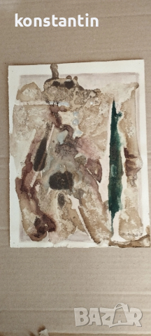 ТРИ АКВАРЕЛА, снимка 4 - Антикварни и старинни предмети - 52220106