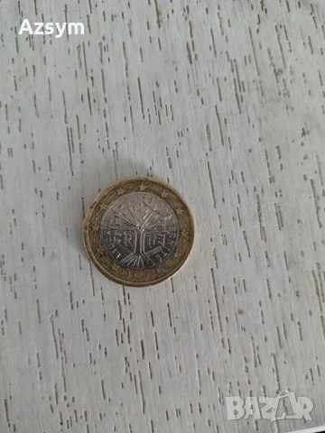 1 евро 2001 година