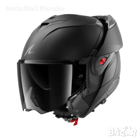 Каска Shark Oxo Dark Shadow Mat Black, снимка 4 - Аксесоари и консумативи - 50582451