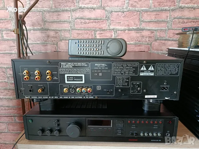 ⏯️Клип. Rotel DVD-1080 class A 24bit/192kHz, снимка 7 - Ресийвъри, усилватели, смесителни пултове - 55853519