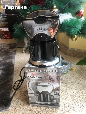 Кафе машина ELEKOM 450W, снимка 3 - Кафемашини - 52874858