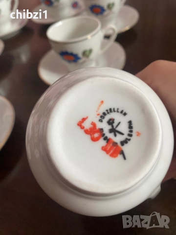 Сервиз за късо кафе на Китка! , снимка 4 - Чаши - 52525181
