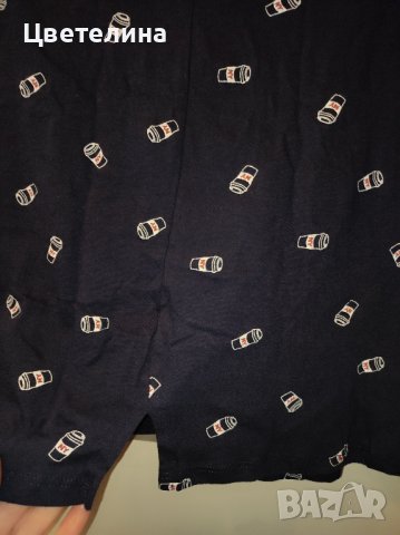 Дамска тъмносиня тениска SPRINGFIELD размер XS цена 15 лв., снимка 4 - Тениски - 42887254