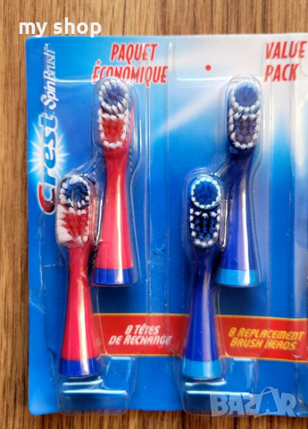 Ново!Глави за четки за зъби Crest Spinbrush , снимка 2 - Други - 36439745