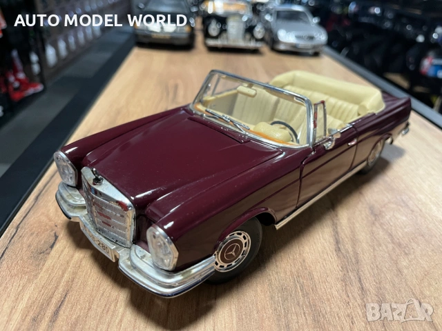 MAISTO колекционерски модел MERCEDES 280SE ROADSTER 1966 г. 1:18