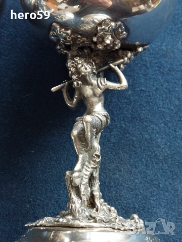 Три двойки маркови Сребърни чаши за вода или бира,вместимост 330 мл.Сребро 800 сребърна кана, снимка 13 - Чаши - 49723132