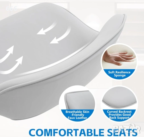 Комплект бар столове YOUNIKE от 2 броя., снимка 5 - Други стоки за дома - 53087982