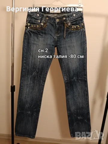 Дамски дънки р-р S, снимка 6 - Дънки - 56526255