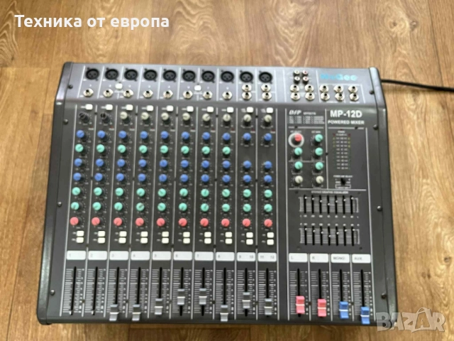 пулт смесител с вграден усилвател 1100 w, снимка 1