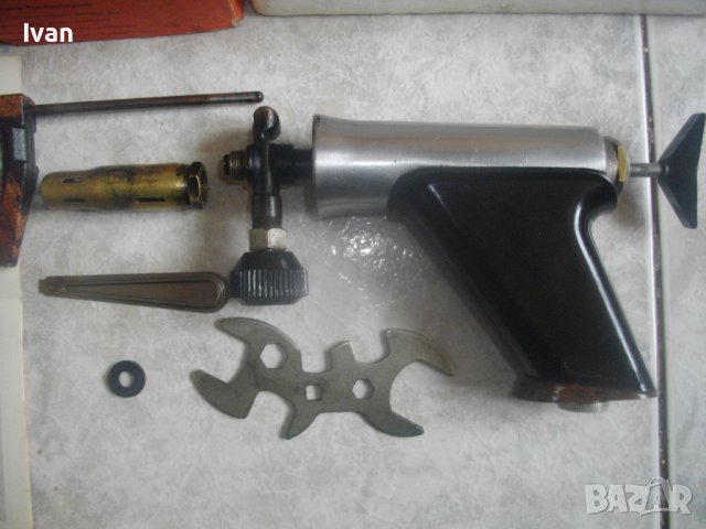 1982г-ГДР-Бензинов Поялник/Горелка-Немски-Комплект-Почти Нов-BAT 100-1, снимка 7 - Поялници и запояване - 36655752