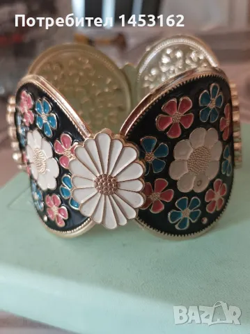 Стара руска поставка за салфетки с емайл 