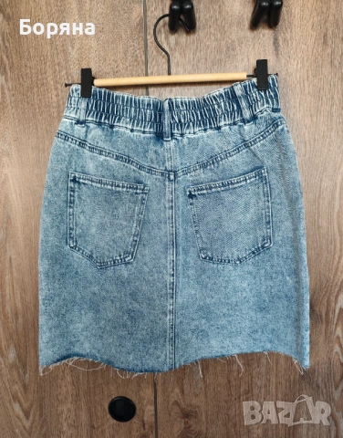 Vero Moda нова къса пола от деним, снимка 8 - Поли - 54333943