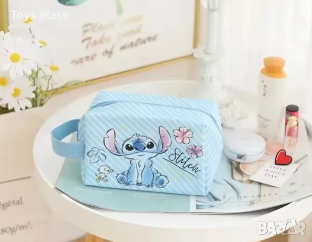 Голям несесер Лило и Стич Lilo and Stitch , снимка 2 - Портфейли, портмонета - 51033811