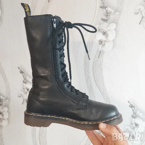 кожени ботуши DR MARTENS 3733 Leather 14-Eyelet 2 zip номер 39, снимка 7 - Дамски ботуши - 43300752
