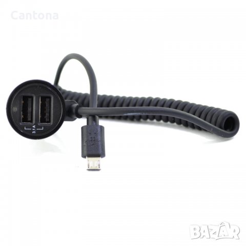 Belkin зарядно за кола micro USB с 2 USB порта - 3.1 А - 12 / 24V , снимка 3 - Зарядни за кола - 38458884