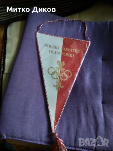Флагчета на Полша Олимпийски комитет -Олимпиада 1980